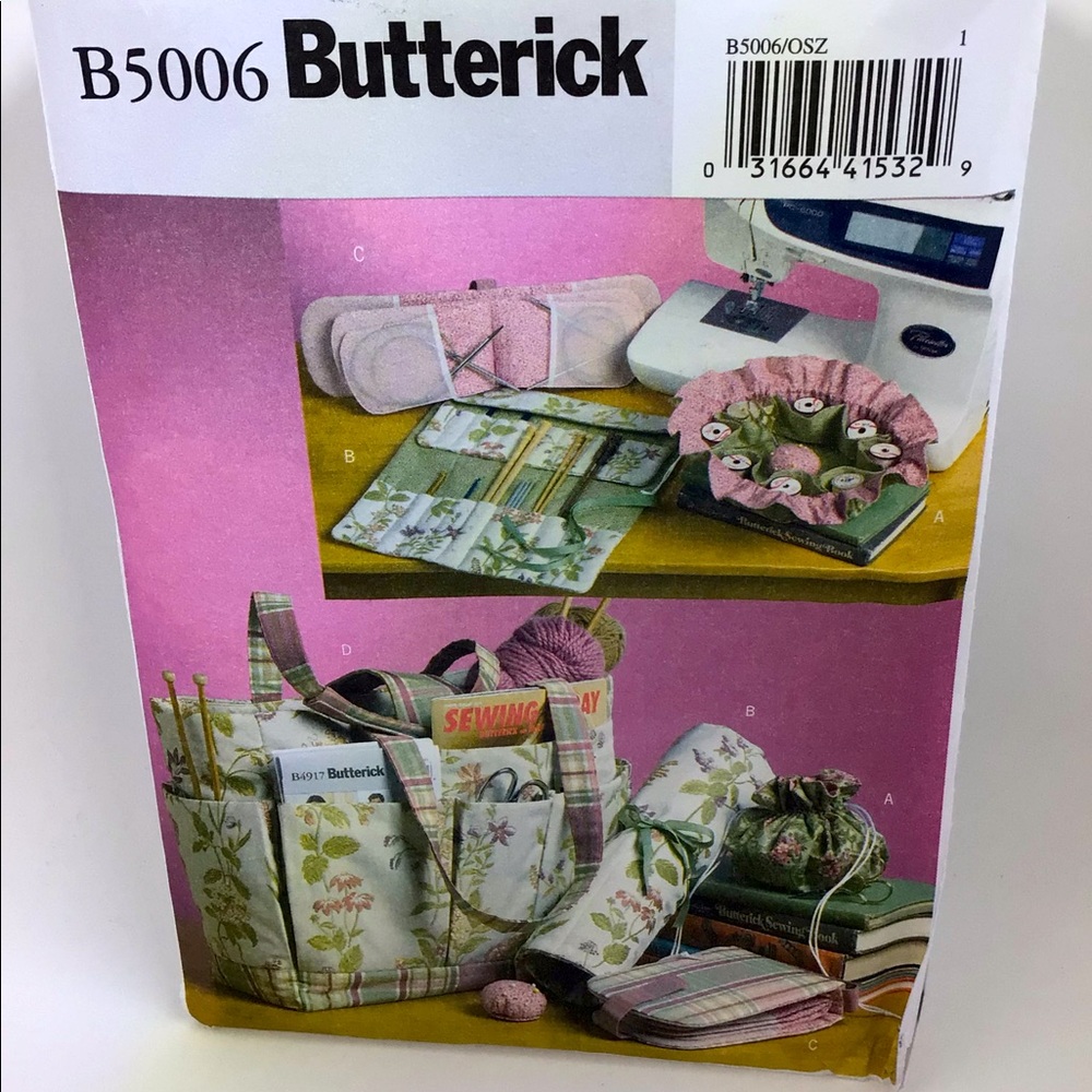 Butterick Pattern B5006:  Tote & Accessories